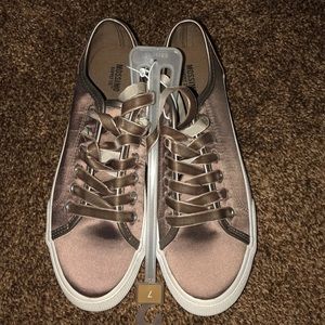 Satin sneakers